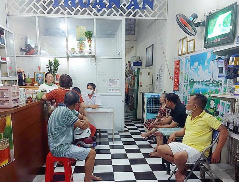 Hình ảnh thực tế Đang điều trị cho người